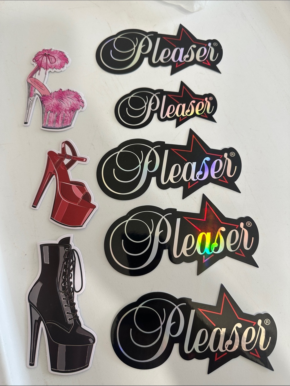 NEW PLEASER Heels Sticker Bundle Lot - Picture 4 of 4
